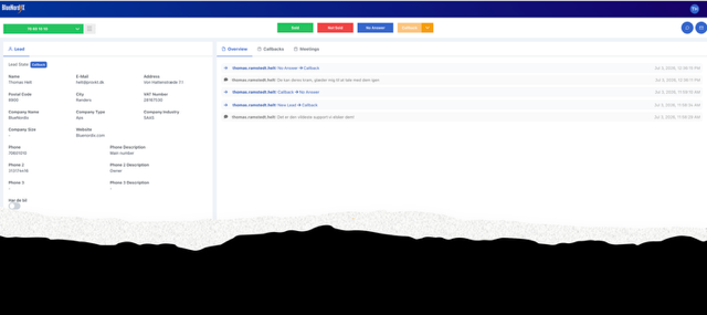 Blue - outbound dialer